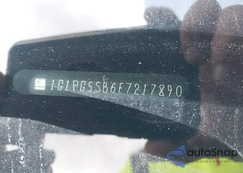 2014 Chevrolet Cruze Ltz из США, поврежденный, VIN 1G1PG5SB6E7217890